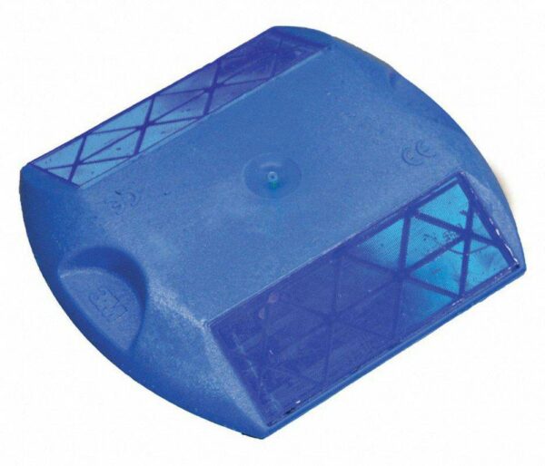 3M™ Raised Pavement Marker PSA-295-2B, Blue Body, Two-Way Blue Lens, with Adhesive