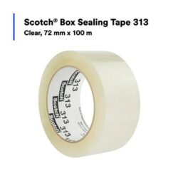 Scotch® Box Sealing Tape 313, Clear, 72 mm x 100 m image Scotch® Box Sealing Tape 313, Clear, 72 mm x 100 mimage