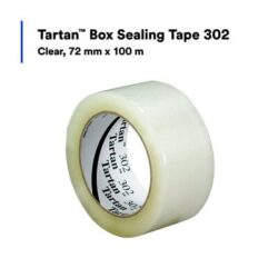 Tartan™ Box Sealing Tape 302, Clear, 72 mm x 100 m image Tartan™ Box Sealing Tape 302, Clear, 72 mm x 100 mimage