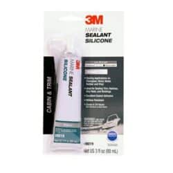 3M™ Marine Grade Silicone Sealant, Clear, 3 oz Tube image 3M™ Marine Grade Silicone Sealant, Clear, 3 oz Tubeimage