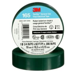 3M™ Temflex™ Vinyl Electrical Tape 165, Green, 3/4 in x 60 ft (19 mm x 18 m), 6 mil image 3M™ Temflex™ Vinyl Electrical Tape 165, Green, 3/4 in x 60 ft (19 mm x 18 m), 6 milimage
