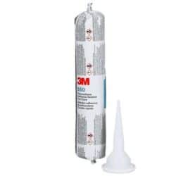3M™ Polyurethane Adhesive Sealant 550FC Fast Cure, White, 400 mL Sausage Pack, 12/Caseimage