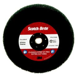 Scotch-Brite™ Clean and Strip XT Pro Extra Cut TN Quick Change Disc, XC-DN, A/O Extra Coarse, Green, 7 in x 5/8 in-11, 5 ea/Case image Scotch-Brite™ Clean and Strip XT Pro Extra Cut TN Quick Change Disc, XC-DN, A/O Extra Coarse, Green, 7 in x 5/8 in-11, 5 ea/Caseimage