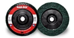Scotch-Brite™ Clean and Strip XT Pro Extra Cut Disc, XC-DC, A/O Extra Coarse, Green, 7 in x 7/8 in, Type 27, 5 ea/Case image Scotch-Brite™ Clean and Strip XT Pro Extra Cut Disc, XC-DC, A/O Extra Coarse, Green, 7 in x 7/8 in, Type 27, 5 ea/Caseimage