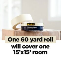 Scotch® General Purpose Masking Tape 2050-24AP, 0.94 in x 60.1 yd (24mm x 55m)image