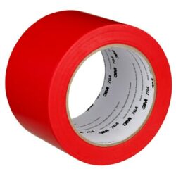 3M™ General Purpose Vinyl Tape 764, Red, 3 in x 36 yd, 5 mil, 12 Roll/Case, Individually Wrapped Conveniently Packaged image 3M™ General Purpose Vinyl Tape 764, Red, 3 in x 36 yd, 5 mil, 12 Roll/Case, Individually Wrapped Conveniently Packagedimage