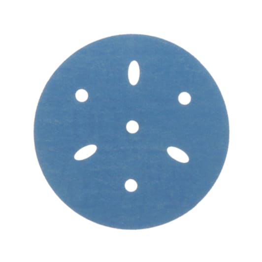 3M™ Hookit™ Blue Abrasive Disc 321U, 36152, 3 in, 500, multi-hole, 50 Discs/Carton, 4 Cartons/Case