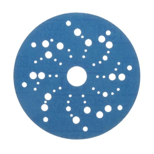 3M™ Hookit™ Blue Abrasive Disc 321U, 36160, 5 in, 150, multi-hole, 50 Discs/Carton, 4 Cartons/Case
