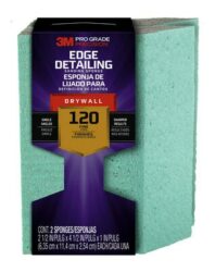 3M™ Pro Grade Precision™ Drywall Edge Detailing Angled Sanding Sponge Fine grit, 30904FPSA, 2.5 x 4.5 x1 in, 2/each, 6/case image 3M™ Pro Grade Precision™ Drywall Edge Detailing Angled Sanding Sponge Fine grit, 30904FPSA, 2.5 x 4.5 x1 in, 2/each, 6/caseimage