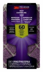 3M™ Pro Grade Precision™ Dust Channeling Block Sanding Sponge 60 grit Coarse, 2500TRI-60C-CH, 4.5 x 2.5 x 1in, 12/cs image 3M™ Pro Grade Precision™ Dust Channeling Block Sanding Sponge 60 grit Coarse, 2500TRI-60C-CH, 4.5 x 2.5 x 1in, 12/csimage