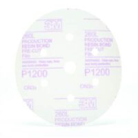 3M™ Hookit™ Red Finishing Film Abrasive Disc 260L, 01134, 6 in, Dust Free, P1200 grit grit - Image 3