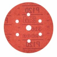 3M™ Hookit™ Red Abrasive Disc Dust Free, 01145, 6 in, P120 grit - Image 3