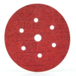 3M™ Hookit™ Red Abrasive Disc , 01147, 6 in, P80 grit image 3M™ Hookit™ Red Abrasive Disc , 01147, 6 in, P80 gritimage
