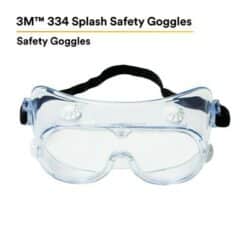 3M™ Safety Splash Goggle 334, 40660-00000-10, Clear Lens image 3M™ Safety Splash Goggle 334, 40660-00000-10, Clear Lensimage