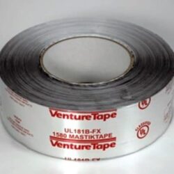 3M™ Venture Tape™ UL181B-FX Mastik Foil Tape 1580-P, Silver, 2 in x 100 ft, 24 Rolls/Case image 3M™ Venture Tape™ UL181B-FX Mastik Foil Tape 1580-P, Silver, 2 in x 100 ft, 24 Rolls/Caseimage