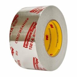 3M™ Venture Tape™ UL181A-P Aluminum Foil Tape 1581A, Silver, 2 1/2 in x 60 yd, 2 mil, 20 Rolls/Case image 3M™ Venture Tape™ UL181A-P Aluminum Foil Tape 1581A, Silver, 2 1/2 in x 60 yd, 2 mil, 20 Rolls/Caseimage