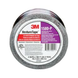 3M™ Venture Tape™ UL181B-FX Mastik Foil Tape 1580-P, Silver, 3 in x 100 ft, 16 Rolls/Case image 3M™ Venture Tape™ UL181B-FX Mastik Foil Tape 1580-P, Silver, 3 in x 100 ft, 16 Rolls/Caseimage