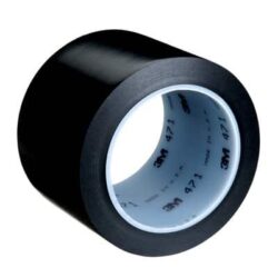 3M™ Vinyl Tape 471, Black, 3 in x 36 yd, 5.2 mil, 12 Roll/Case image 3M™ Vinyl Tape 471, Black, 3 in x 36 yd, 5.2 mil, 12 Roll/Caseimage