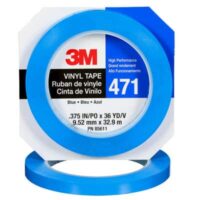 3M™ Vinyl Tape 471, Blue, 3/8 in x 36 yd, 5.2 mil - Image 3