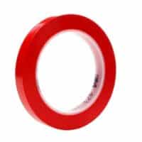 3M™ Vinyl Tape 471, Red, 1/2 in x 36 yd, 5.2 mil, 72 Roll/Case - Image 3