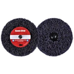 Scotch-Brite™ Roloc™+ Clean and Strip XT Pro Disc, XO-ZR+, SiC Extra Coarse, TR+, Purple, 4 in x 1/2 in, 10 ea/Case, Single Pack image Scotch-Brite™ Roloc™+ Clean and Strip XT Pro Disc, XO-ZR+, SiC Extra Coarse, TR+, Purple, 4 in x 1/2 in, 10 ea/Case, Single Packimage