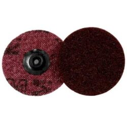 Scotch-Brite™ Roloc™ Surface Conditioning Disc, SC-DS, A/O Medium, TS, 3 in image Scotch-Brite™ Roloc™ Surface Conditioning Disc, SC-DS, A/O Medium, TS, 3 inimage