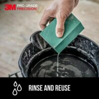 3M™ Pro Grade Precision™ Drywall Edge Detailing Angled Sanding Sponge Fine grit, 30904FPSA, 2.5 x 4.5 x1 in, 2/each, 6/case - Image 4