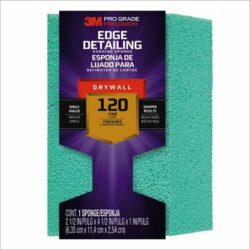 3M™ Pro Grade Precision™ Drywall Edge Detailing Angled Sanding Sponge Fine grit, 30904FPSA, 2.5 x 4.5 x 1 in, 1/each, 12/case image 3M™ Pro Grade Precision™ Drywall Edge Detailing Angled Sanding Sponge Fine grit, 30904FPSA, 2.5 x 4.5 x 1 in, 1/each, 12/caseimage