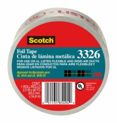 Scotch® Foil Tape 3326-A, 2.5 in x 60 yd (63.5 mm x 54,8 m)image