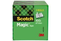 Scotch® Magic™ Tape 810-2P12-72, 1/2 in x 2592 in, 2 pk image Scotch® Magic™ Tape 810-2P12-72, 1/2 in x 2592 in, 2 pkimage