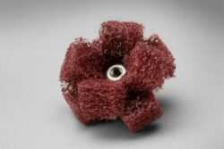 Scotch-Brite™ Cross Buff, 1-1/2 in x 1/2 in x 2 PLY x 8-32 High Strength A VFN, 25/Carton, 100 ea/Case image Scotch-Brite™ Cross Buff, 1-1/2 in x 1/2 in x 2 PLY x 8-32 High Strength A VFN, 25/Carton, 100 ea/Caseimage