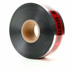 Scotch® Detectable Buried Barricade Tape 406, CAUTION BURIED ELECTRIC LINE BELOW, 3 in x 1000 ft, Red, 8 rolls/Case image Scotch® Detectable Buried Barricade Tape 406, CAUTION BURIED ELECTRIC LINE BELOW, 3 in x 1000 ft, Red, 8 rolls/Caseimage