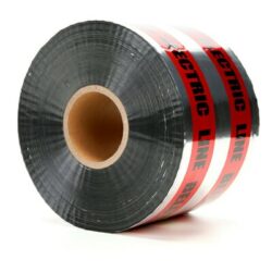 Scotch® Detectable Buried Barricade Tape 408, CAUTION BURIED ELECTRIC LINE BELOW, 6 in x 1000 ft, Red, 4 rolls/Case image Scotch® Detectable Buried Barricade Tape 408, CAUTION BURIED ELECTRIC LINE BELOW, 6 in x 1000 ft, Red, 4 rolls/Caseimage