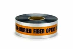 Scotch® Detectable Buried Barricade Tape 407, CAUTION BURIED FIBER OPTIC LINE BELOW, 3 in x 1000 ft, Orange, 8 rolls/Case image Scotch® Detectable Buried Barricade Tape 407, CAUTION BURIED FIBER OPTIC LINE BELOW, 3 in x 1000 ft, Orange, 8 rolls/Caseimage