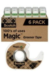 Scotch® Magic™ Greener Tape 6123, 3/4 in x 600 in (19 mm x 15,2 m) image Scotch® Magic™ Greener Tape 6123, 3/4 in x 600 in (19 mm x 15,2 m)image