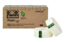 Scotch® Magic™ Greener Tape 812-6P, 6 pack, 3/4 in x 900 in (19 mm x 22,8 m) image Scotch® Magic™ Greener Tape 812-6P, 6 pack, 3/4 in x 900 in (19 mm x 22,8 m)image