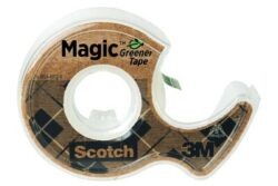 Scotch® Magic™ Greener Tape 123, 3/4 in x 600 in (19 mm x 15,2 m) image Scotch® Magic™ Greener Tape 123, 3/4 in x 600 in (19 mm x 15,2 m)image