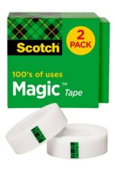 Scotch® Magic™ Tape 810K2, 3/4 in x 1000 in (19 mm x 25,4 m)image