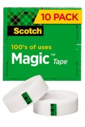 Scotch® Magic™ Tape 810K10, 3/4 in x 1000 in 10 Pack image Scotch® Magic™ Tape 810K10, 3/4 in x 1000 in 10 Packimage