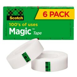 Scotch® Magic™ Transparent Tape 810-6PK 3/4 in x 1296 in x 0 inimage
