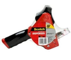 Scotch® Heavy Duty Packaging Tape Dispenser ST-181, Foam Handle with Retractable Blade image Scotch® Heavy Duty Packaging Tape Dispenser ST-181, Foam Handle with Retractable Bladeimage