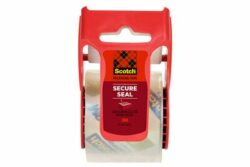 Scotch® Secure Seal Packaging Tape 141-500, 1.88 in x 500 in (48 mm x 12.7 m) image Scotch® Secure Seal Packaging Tape 141-500, 1.88 in x 500 in (48 mm x 12.7 m)image