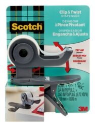 The Scotch™ Clip & Twist Tape Dispenser C19-CLIP-SR, 1 Dispenser image The Scotch™ Clip & Twist Tape Dispenser C19-CLIP-SR, 1 Dispenserimage
