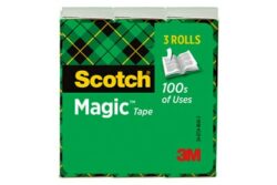 Scotch® Magic™ Tape 810-72-3PK, 1 in x 2592 in, 3-Pack image Scotch® Magic™ Tape 810-72-3PK, 1 in x 2592 in, 3-Packimage