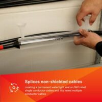 3M™ Scotchcast™ Inline Resin Power Cable Splice kit 82-A1N, Up to 2 AWG, 1 per box, 10/Case - Image 3