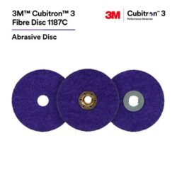 3M™ Cubitron™ 3 Fibre Disc 1187C, 36+, 4-1/2 in x 7/8 in, Die 450E image 3M™ Cubitron™ 3 Fibre Disc 1187C, 36+, 4-1/2 in x 7/8 in, Die 450Eimage
