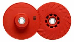 3M™ Disc Back-up Pad Ribbed, 88656, Extra Hard, Red, 5 in image 3M™ Disc Back-up Pad Ribbed, 88656, Extra Hard, Red, 5 inimage