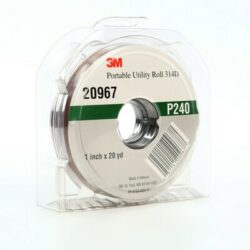 3M™ Portable Utility Cloth Roll 314D, P240 J-weight, 1 in x 20 yd, 5 ea/Case image 3M™ Portable Utility Cloth Roll 314D, P240 J-weight, 1 in x 20 yd, 5 ea/Caseimage