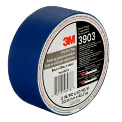 3M™ Vinyl Duct Tape 3903, Blue, 2 in x 50 yd, 6.5 mil, 24/Case, Individually Wrapped Conveniently Packaged image 3M™ Vinyl Duct Tape 3903, Blue, 2 in x 50 yd, 6.5 mil, 24/Case, Individually Wrapped Conveniently Packagedimage