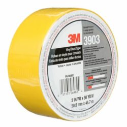 3M™ Vinyl Duct Tape 3903, Yellow, 2 in x 50 yd, 6.5 mil, 24/Case, Individually Wrapped Conveniently Packaged image 3M™ Vinyl Duct Tape 3903, Yellow, 2 in x 50 yd, 6.5 mil, 24/Case, Individually Wrapped Conveniently Packagedimage